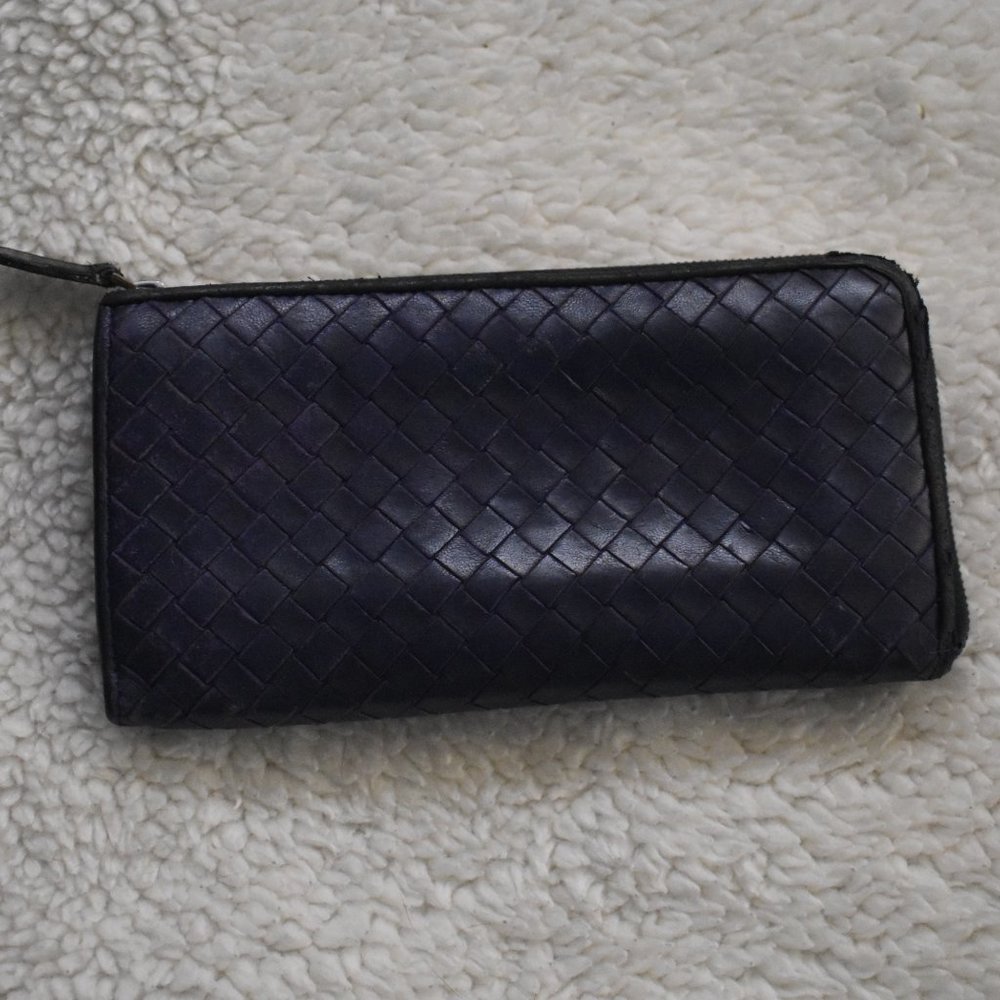 Bottega Veneta purple long Wallet